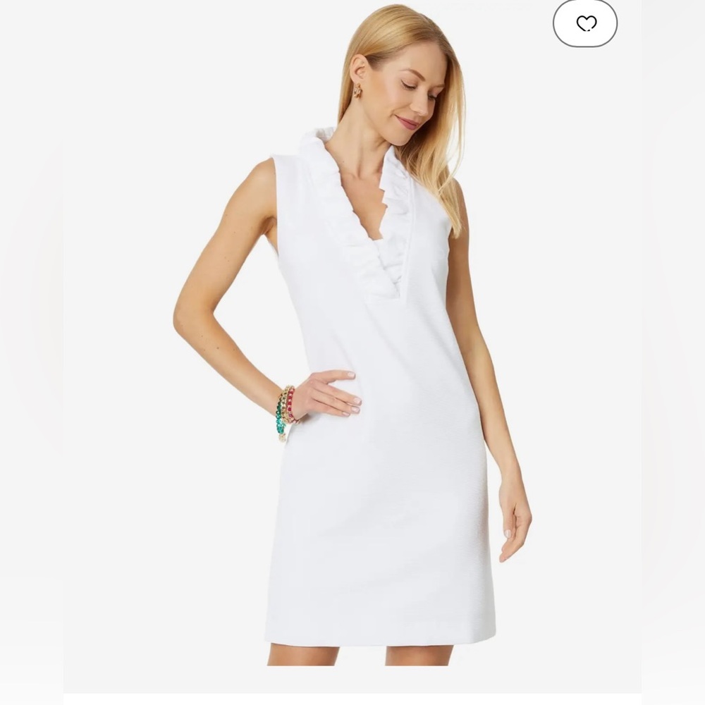 Lily Pulitzer white Tisbury Shift Dress Size Medium